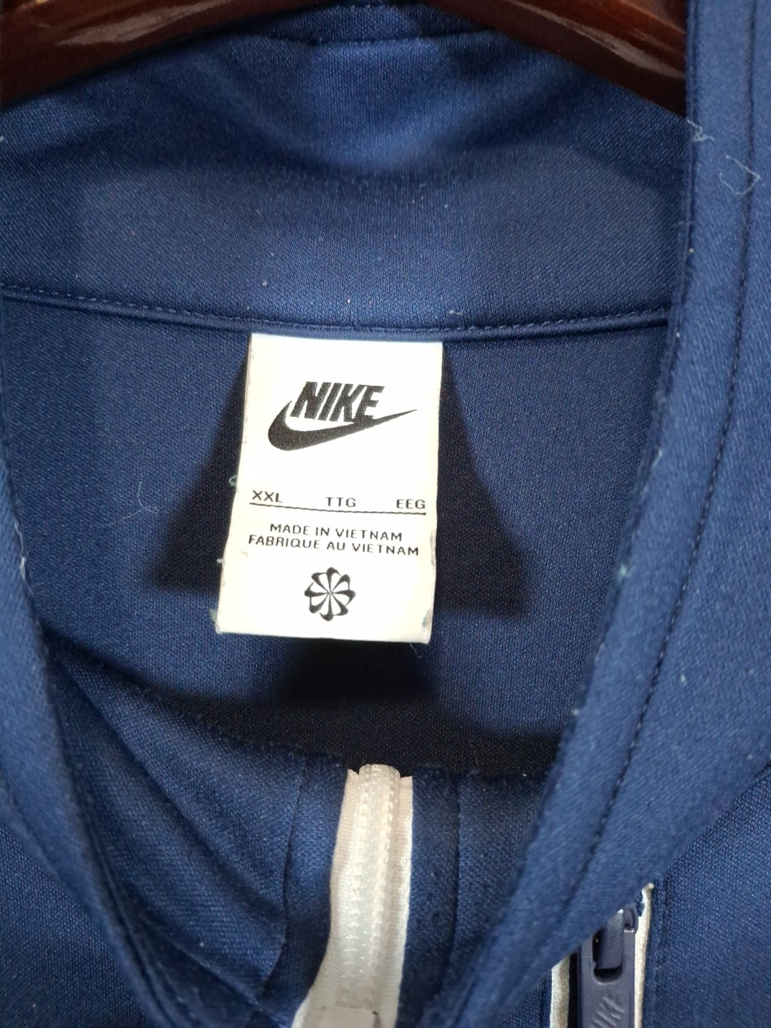 SACAI X NIKE Giacca Nike Sportswear Tribute uomo taglia XXL blu navy notte full zip N98