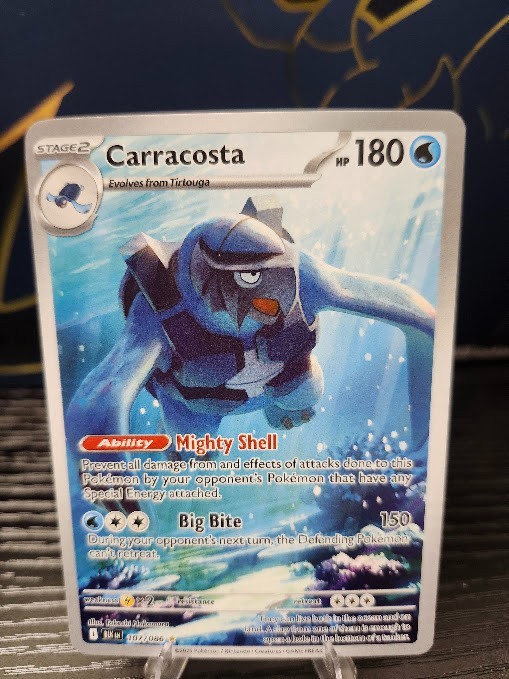 Carracosta Holo Illustration Rare SV: Black Bolt 107/086 NM