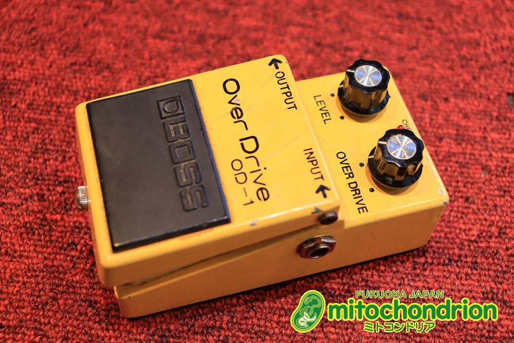 BOSS Over Drive OD-1 美品 1979年 銀ネジ レイセオン USED) Boss Od-1 in 1978 Silver screw switch Overdrive
