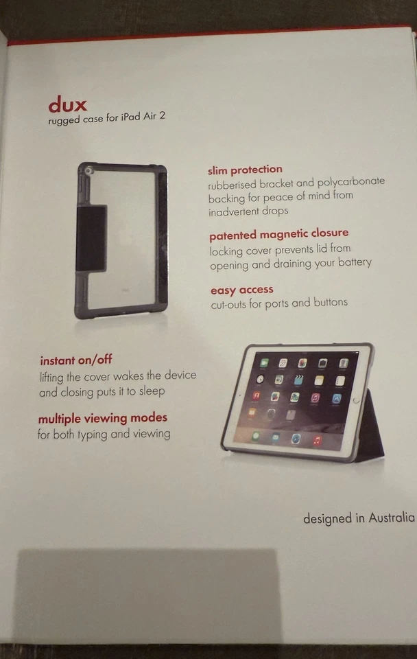 STM Dux Rugged Case for Apple iPad Air 2 - Image 3 of 4