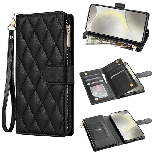 Zip Wallet Coin Card Purse Leather Case Cover For Samsung 20 Note Flod 3 4 5 6 - Picture 8 of 28