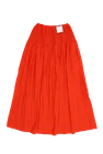M&S Women's Maxi Skirt Size 10 Tomato Red Linen Blend New