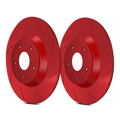 For Toyota Corolla 05-06 ATL Autosports Slotted Rear Brake Rotors