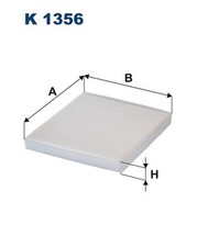 Innenraumfilter FILTRON K 1356 Partikelfilter für CHEROKEE WK2 WK JEEP 4 VAN CRD