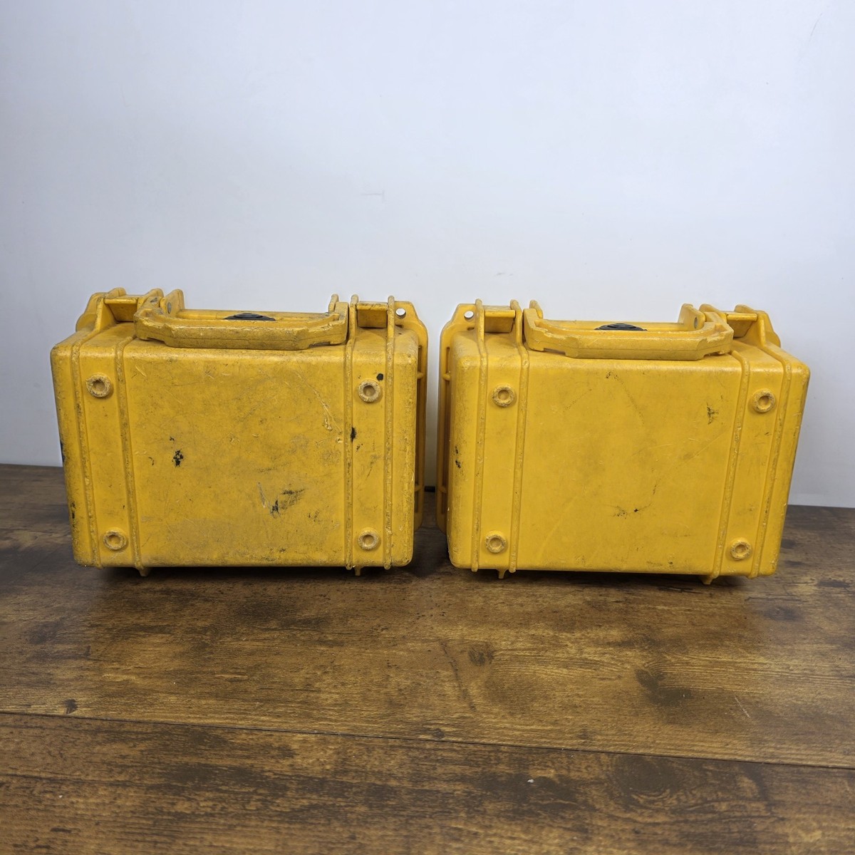 Lot of 2 - Pelican 1120 Watertight Hard Case with Foam Insert