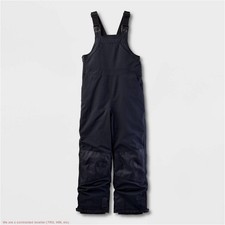 Kids' Solid Snow Bib - All In Motion Black M SEE DEAL