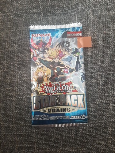 New YuGiOh Booster - Star Pack Vrains - 1st Edition - German SEALED Original Packaging 189