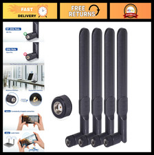 Dual Band WiFi Antenna 2.4GHz 5GHz 8dBi MIMO RP-SMA Male 4-Pack for Router, IP