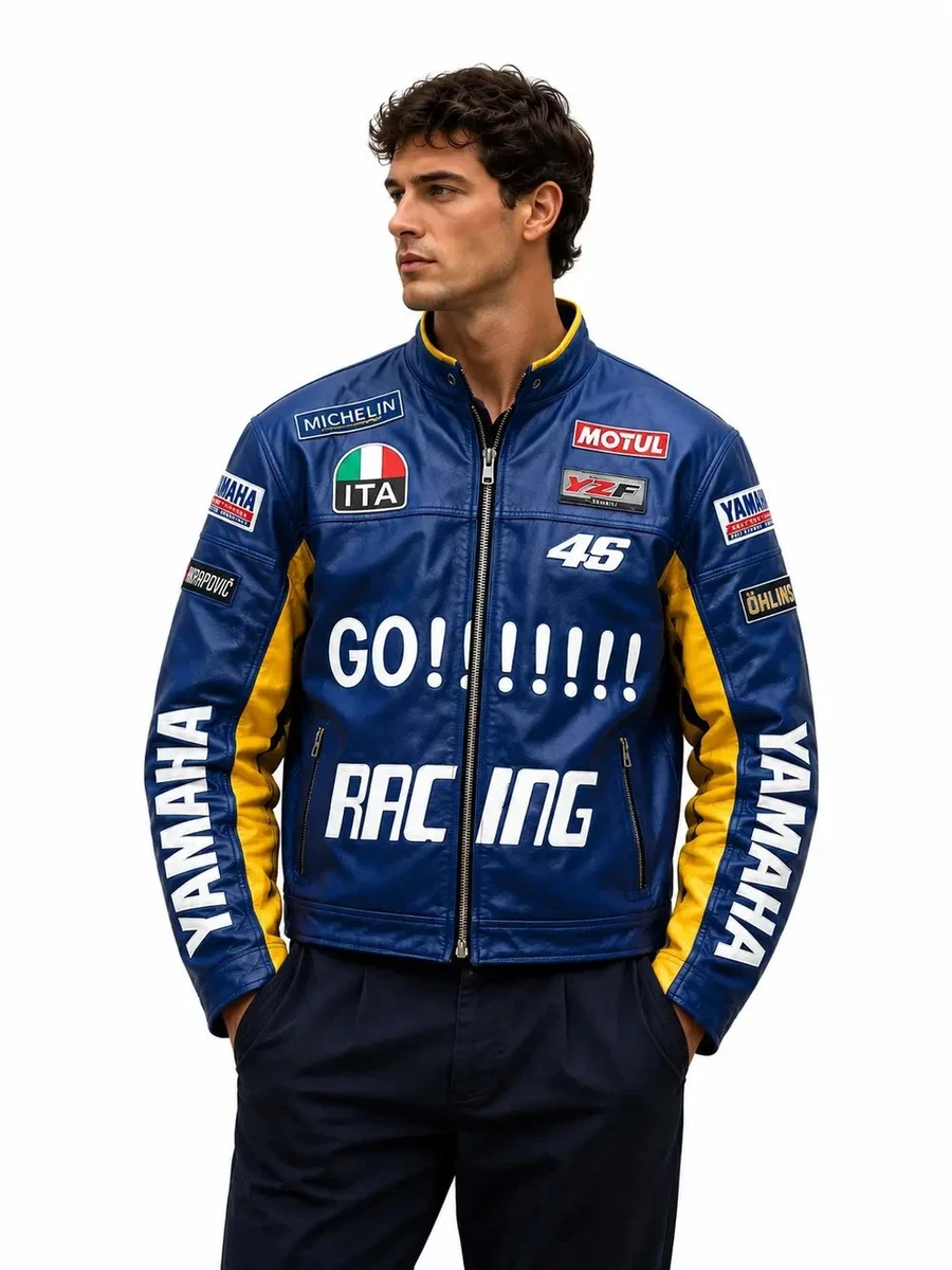 25+ Yamaha Leather Outer Shell Coats, Jackets & Vests for Men for
