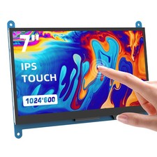 Small 7inch Touchscreen HDMI Monitor Portable Computer PC Second Display Screen