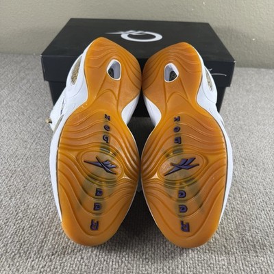 Reebok Question Mid Yellow Toe 2023 (Allen Iverson) Size 9.5 White