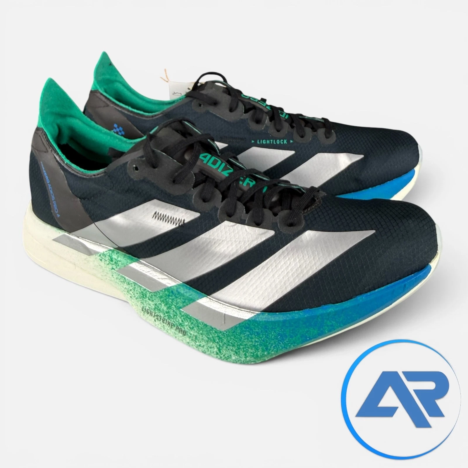 Adidas Adizero Adios Pro 4 Men's Size 9.5 Black Green Berlin Running JR6365