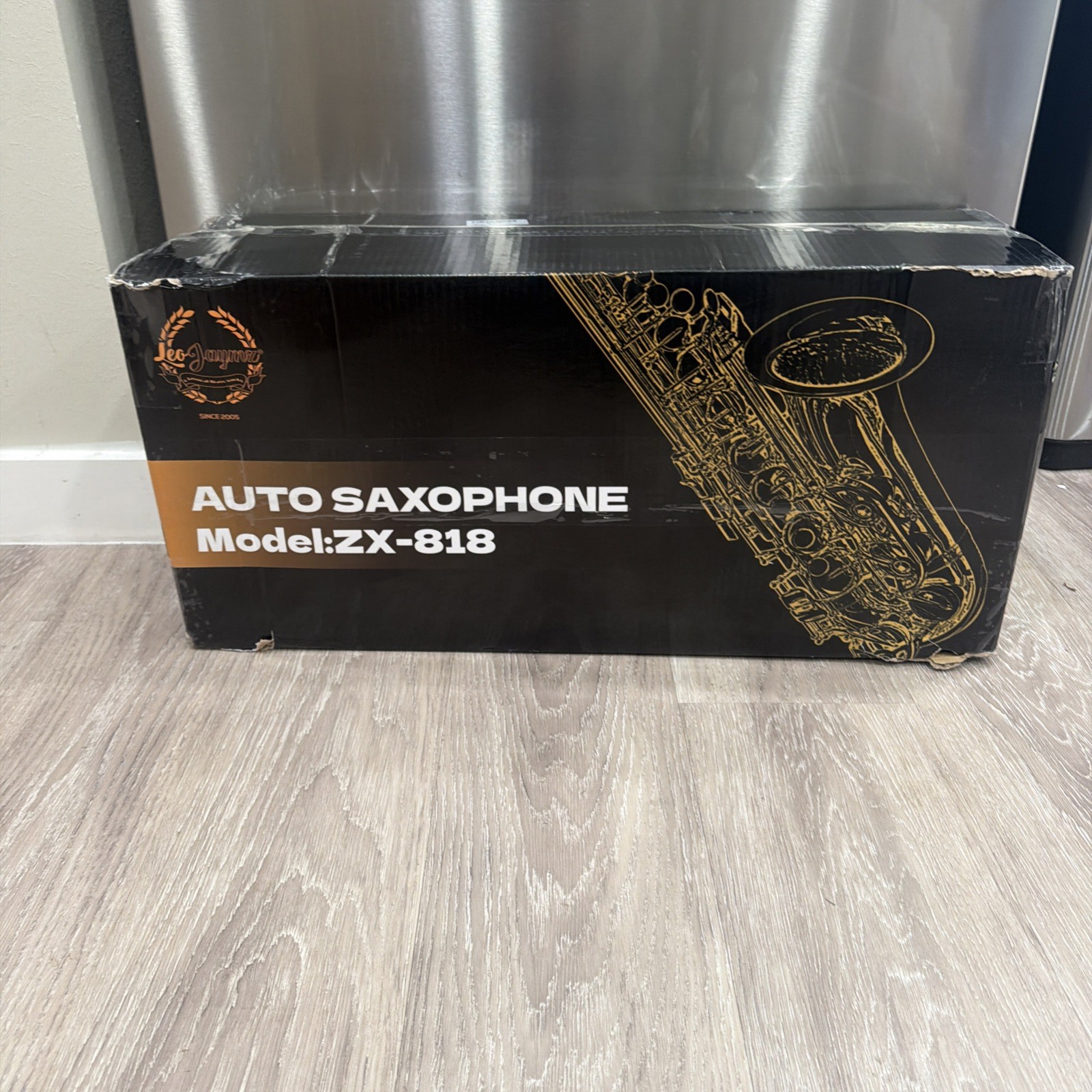 Leo Jaymz Alto saxophone, silver Eb saxophone with H68 brass body, nickel-plate