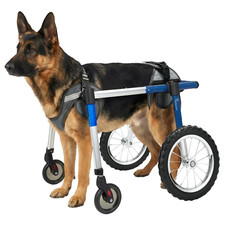 Dog Wheelchair 4-Wheel Full-Body Support Cart For Senior Or Disabled Dogs