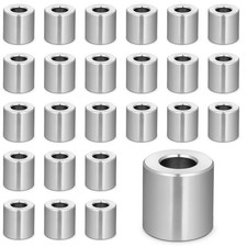 25PCS Metal Spacers, Hardware Aluminum Spacer for Screws, 1/2 in Od...