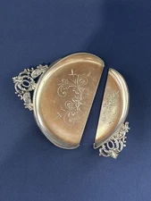 Antique F B Rogers Silver Co. quadruple silverplated #1683 crumb set c.1890s