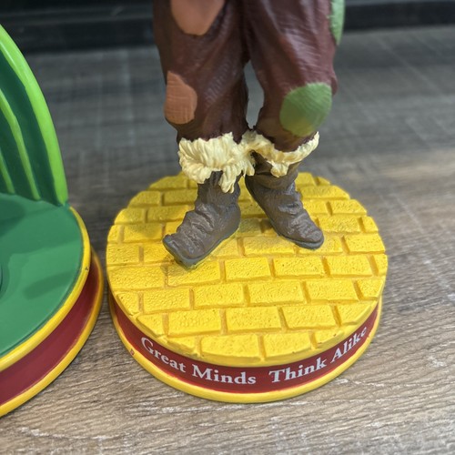 The Wizard Of Oz Scarecrow And Tinman Bobber Vandor Bobble heads Heart Minds - Picture 3 of 14