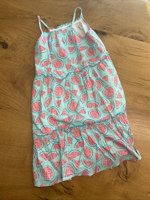 Spotted Zebra Gr: 116 Kleid Melonen Trägerkleid Mädchen Türkis