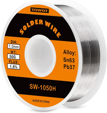 63-37 High Purity Tin Lead Rosin Core Solder Wire for Electrical Soldering, Cont