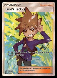 Blue's Tactics 231/236 Unified Minds Full Art Ultra Rare