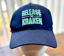 Release The Kraken Seattle Kraken Hockey Team Adjustable Cap Hat (#10276)