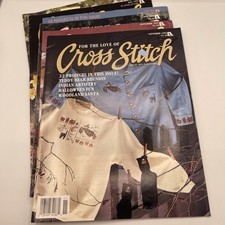 For the Love of Cross Stitch Magazines Lot of 6 1993