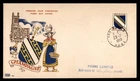Mayfairstamps France FDC 1953 Coat of Arms Champagne Woman Costume First Day Cov
