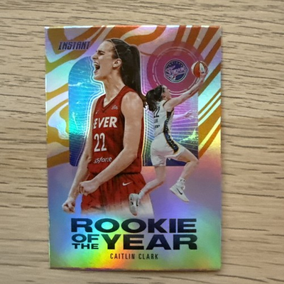 #ad Caitlin Clark ROOKIE OF THE YEAR 2024 Panini Instant WNBA fever limited 115750 $29.99