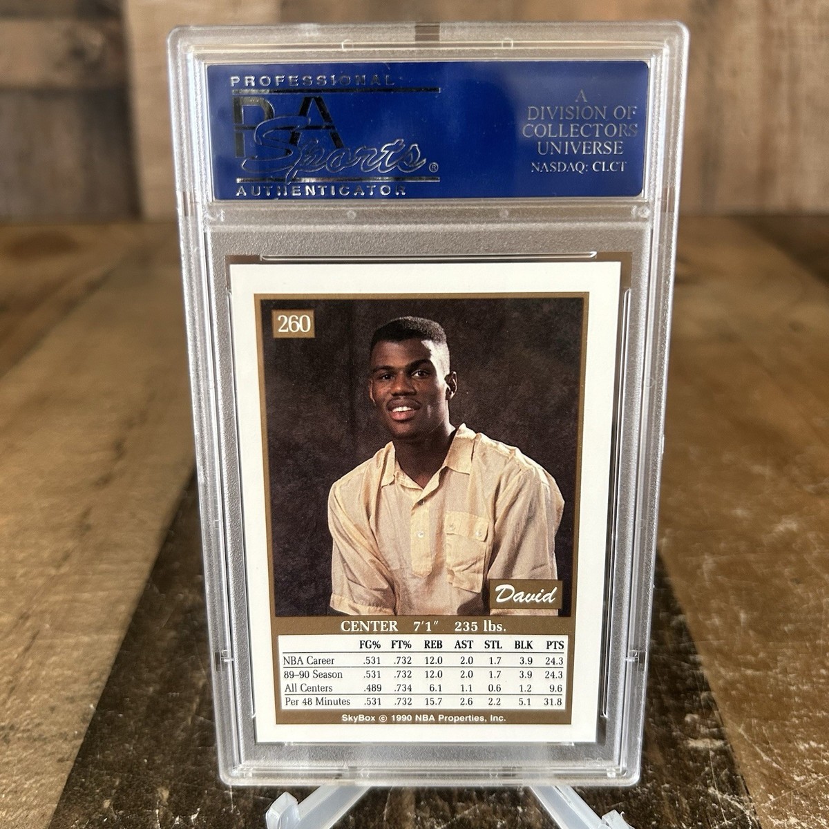 1990 SKYBOX DAVID ROBINSON #260 SPURS CARD PSA 10 | eBay