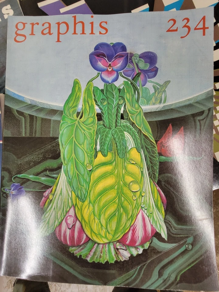 Lot 9 GRAPHIS MAGAZINE 1980s Excellent Condition 1983-1984 Advertising Design - Bild 2 von 4