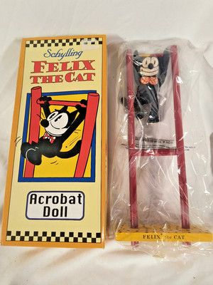 VINTAGE FELIX THE CAT ACROBAT WITH BOX