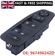 For Peugeot 208 2008 2013-19 96749624ZD Front Driver Side Electric Window Switch