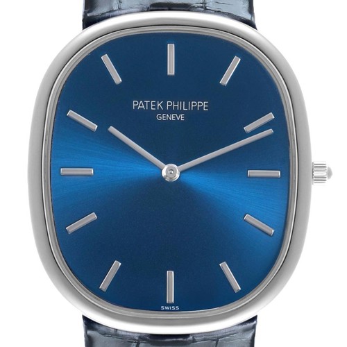Patek Philippe Golden Ellipse Grande Taille Platinum Mens Watc...