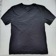 3 - Pack Men's Hugo Boss V - Neck Shirts Black Size Medium Short Sleeve 