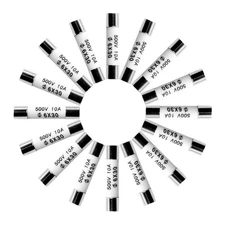 20PCS 10A 500V SLOW Blow CERAMIC fuses 6X30mm 10A
