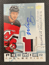 2017-18 UPPER DECK PREMIER WILL BUTCHER ROOKIE AUTO PATCH #ed 30/99