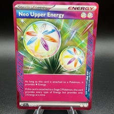 Neo Upper Energy 162/162 ACE SPEC Rare Pokemon TCG SV05: Temporal Forces NM