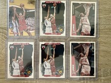 Lot Of 6 Toni Kukoc Chicago Bulls 1996-99 NM