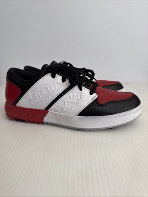 Jordan Men's Nu Retro 1 Golf Shoes FZ4153-001- Black/White Jordan Men's Nu Retro 1 Golf Shoes FZ4153-001- Black/White