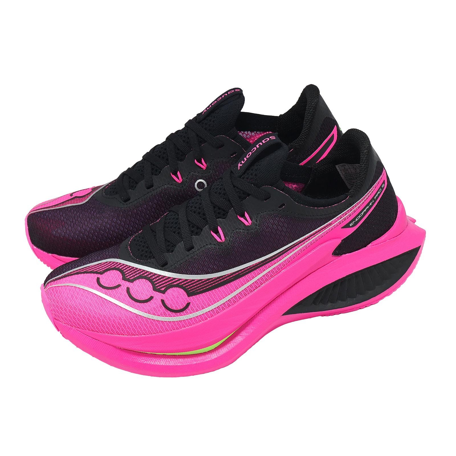 Saucony Endorphin Pro 5 Black Shock Pink Men Racing Road Running Shoe S210641-31