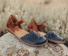Women's Leather Wedge Sandals and Flip Flops for sale