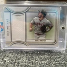 2022 Topps Definitive Collection Mike Trout Jumbo Relic Card /50 Angels