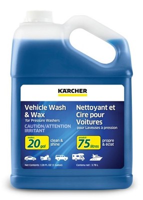 Kärcher Vehicle Wash and Wax, Pressure Washer Detergent, Cleans Cars, Bikes, ...