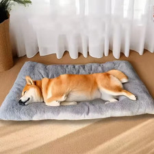 Super Soft Plush Dog Bed Large Thickened Polyester Dog Bed Mat For All Size Pets