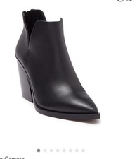 Vince Camuto Gigietta Black Ankle Leather Boots
