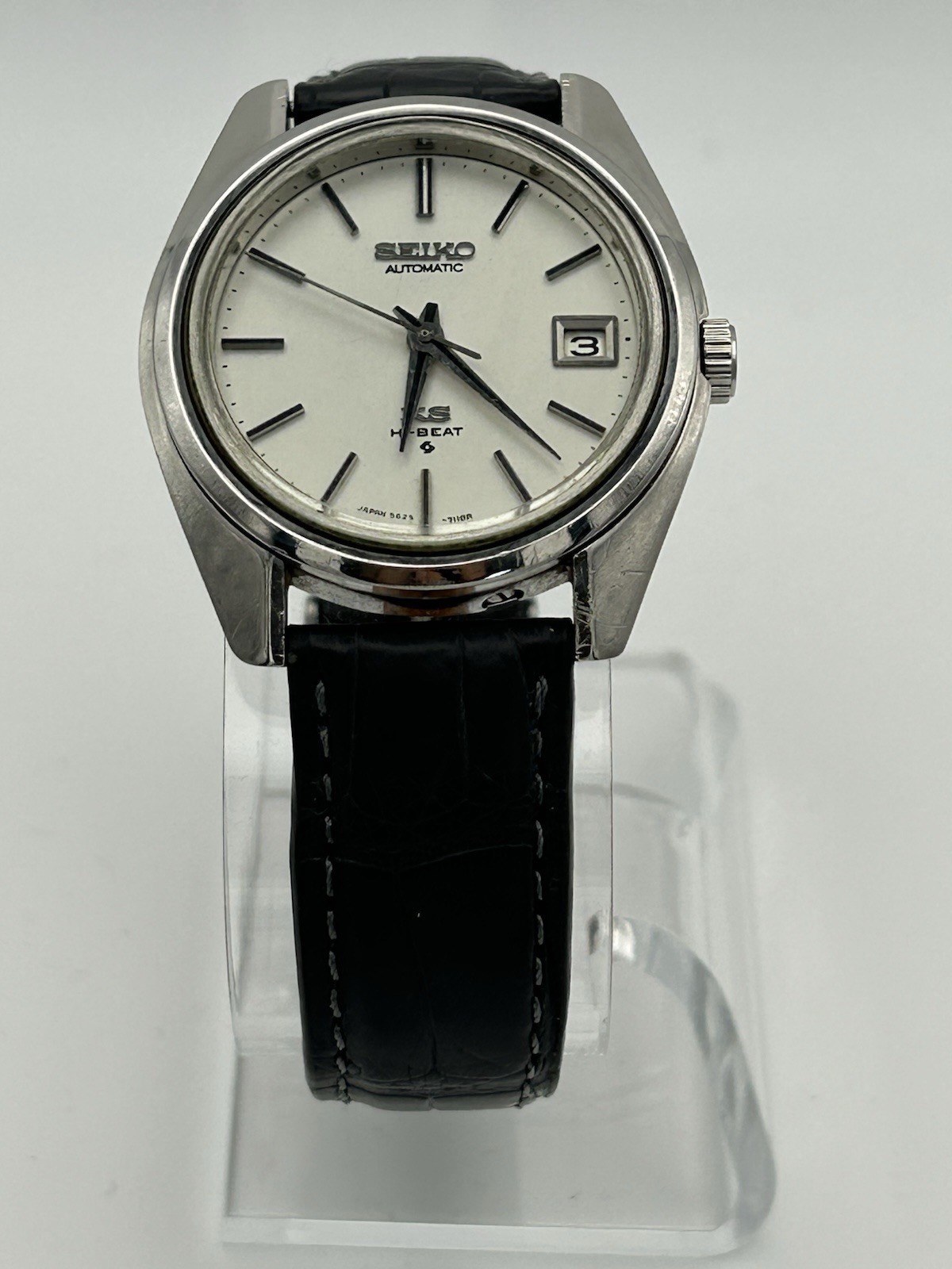 Vintage King Seiko Kal. 5625-7000, 36mm, gold Emblem, High Beat Automatik, Mont