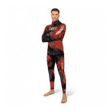 OMER 3mm Red Stone Freediving Wetsuit Pieces