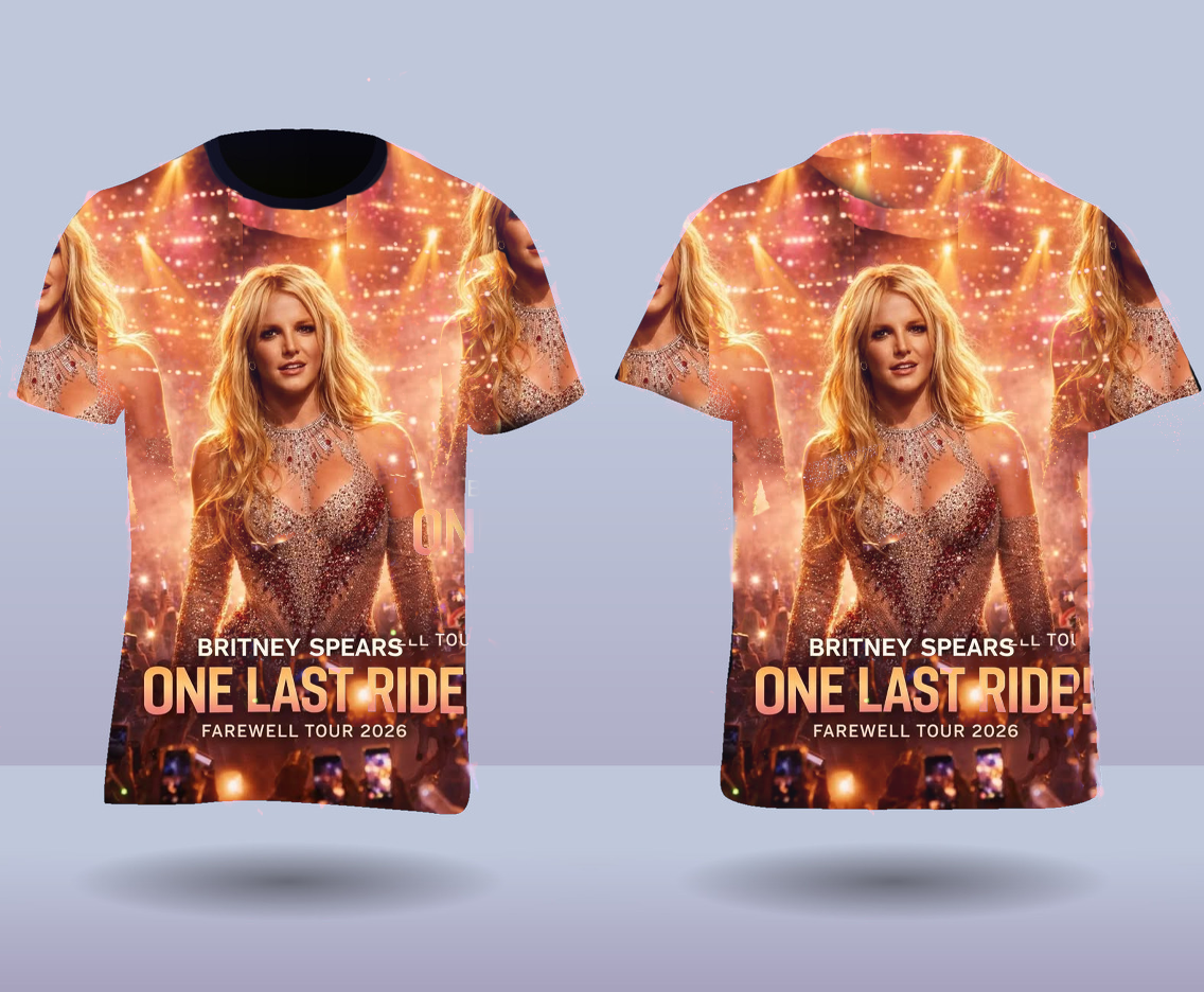 Britney Spears 2026 Tour 3D All Over Print Shirt For Men All Sizes
