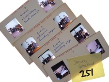 4x Stereo realist slides - Masonic Lodge Meeting - 1969 vintage Kodachrome