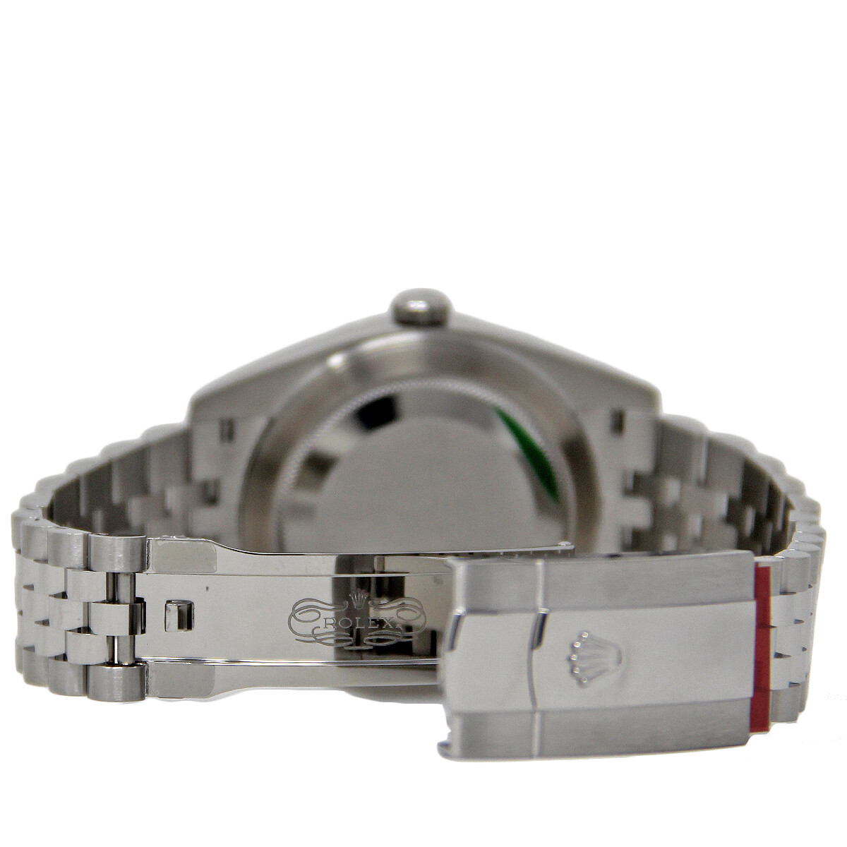 Rolex Datejust 41mm 126300 New Steel Grey Green Wimbledon 2020 B/P/5YrWTY #RL544 image 3